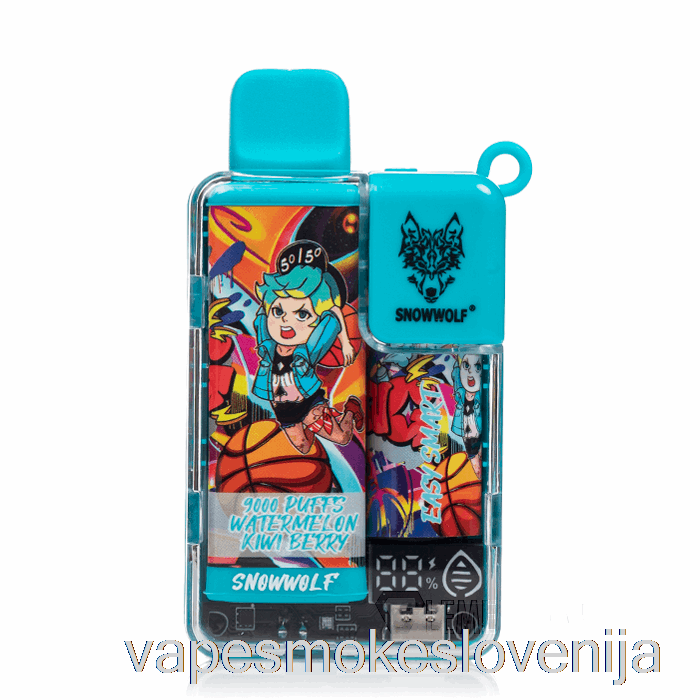 Vape Za Enkratno Uporabo Snowwolf Easy Smart Ea9000 Za Enkratno Uporabo Lubenica Kivi Jagode